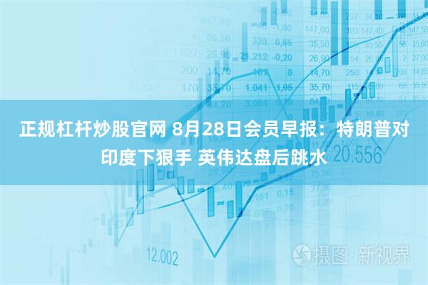 正规杠杆炒股官网 8月28日会员早报：特朗普对印度下狠手 英伟达盘后跳水